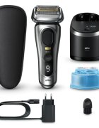 Braun Series 9 PRO+ 9567cc elektromos borotválkozó készülék tisztító- és töltőállomással Silver 1 db