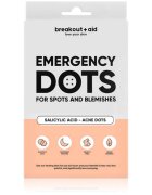 breakout + aid Emergency Dots For Spots and Blemishes helyi ápolás pattanások ellen az arcra dekoltázsra és hátra szalicilsavval 72 db