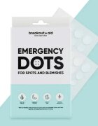 breakout + aid Emergency Dots For Spots and Blemishes helyi ápolás pattanások ellen az arcra dekoltázsra és hátra teafaolajjal 72 db