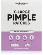 breakout + aid Pimple Patches X-Large helyi ápolás pattanásos bőrre retinollal 5 db