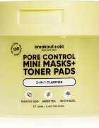 breakout + aid Pore Control Mini Masks + Toner Pads tonizáló párnák szalicilsavval 100 db