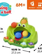 Bright Starts Poppin' Ball Frog interaktív játék dallammal 6 m+ 1 db