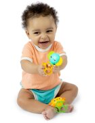 Bright Starts Soother Pals™ Easy-Grasp játék rágókával 3 m+ 2 db