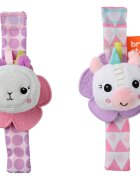 Bright Starts Wrist Pals Toy csörgő rágókával Unicorn & Llama 0 m+ 2 db