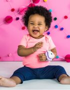 Bright Starts Wrist Pals Toy csörgő rágókával Unicorn & Llama 0 m+ 2 db