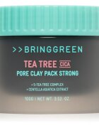 BRINGGREEN Tea Tree Cica Pore Clay Pack Strong krémes maszk az aknéra hajlamos zsíros bőrre 100 g