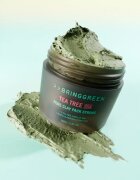 BRINGGREEN Tea Tree Cica Pore Clay Pack Strong krémes maszk az aknéra hajlamos zsíros bőrre 100 g