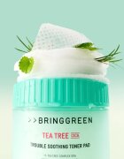 BRINGGREEN Tea Tree Cica Trouble Soothing Toner Pad tonizáló párnák nyugtató hatással 90 db