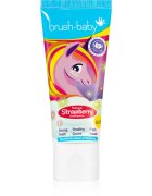 Brush Baby Natural Strawberry fogkrém gyermekeknek eper ízzel 3 éves kortól 50 ml