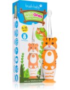 Brush Baby WildOnes WildOne elektromos fogkefe + 2 tartalékfej gyermekeknek Tiger 1 db