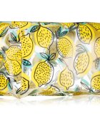 BrushArt Accessories Transparent cosmetic bag átlátszó kozmetikai táska Lemon 1 db