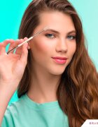 BrushArt Basic Dual-ended brow brush kétoldalas szemöldökecset 1 db