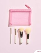 BrushArt Basic On-the-go Glam mini make-up brush set Utazó ecsetkészlet táskával mini