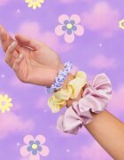 BrushArt Daisy Dreams Satin Scrunchies Set hajgumik 3 db