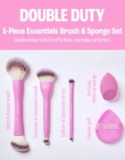 BrushArt Double Duty 5-Piece Essentials Brush & Sponge Set ecset szett