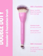 BrushArt Double Duty Concealer & Foundation brush alapozó és korrektor ecset kétoldalas 1 db