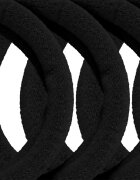 BrushArt Hair Band hajgumik Black 6 db