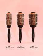 BrushArt Hair Ceramic round hairbrush kerámia kefe hajra Ø 43 mm 1 db