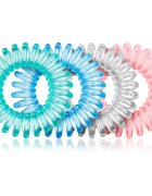 BrushArt Hair Rings hajgumik Clear Mix 4 db