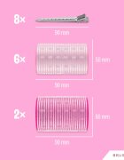 BrushArt Hair Thermal hair rollers set hajcsavarók 8 db