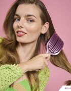BrushArt Hair Vent blowdry hairbrush with boar bristles hajkefe nejlon- és vaddisznósörtékkel Large 1 db