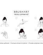 BrushArt Home Salon Facial cupping set arcköpölyöző készlet