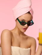 BrushArt Home Salon Hair towel törölköző hajra Pink 1 db