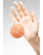 BrushArt Home Salon Konjac sponge gyengéd hámlasztó szivacs az arcra Pink Clay 5 g