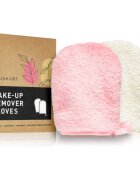 BrushArt Home Salon Make-up remover gloves arctisztító kesztyű PINK CREAM 2 db