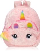 BrushArt KIDS Fluffy unicorn backpack Small gyermekhátizsák Pink (20 x 23 cm) 1 db