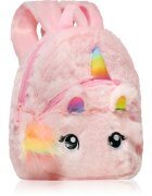 BrushArt KIDS Fluffy unicorn backpack Small gyermekhátizsák Pink (20 x 23 cm) 1 db