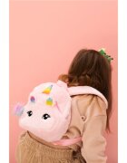BrushArt KIDS Fluffy unicorn backpack Small gyermekhátizsák Pink (20 x 23 cm) 1 db