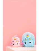 BrushArt KIDS Fluffy unicorn backpack Small gyermekhátizsák Pink (20 x 23 cm) 1 db
