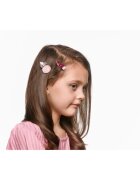 BrushArt KIDS Little princess hair clip set hajtű Pink 5 db