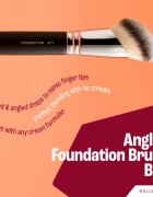 BrushArt Professional B11 Angled foundation brush make – up ecset B11 1 db