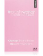Brushworks Charcoal Blotting Papers mattító kendő 100 db