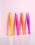 Brushworks Combination Tweezer Set csipeszszett szemöldökre típus Brights 4 db
