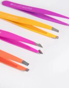 Brushworks Combination Tweezer Set csipeszszett szemöldökre típus Brights 4 db