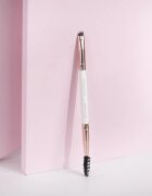 Brushworks Double Ended Brow Brush szemöldökformázó ecset kefével 1 db