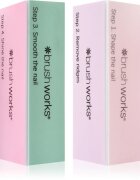 Brushworks Pastel Buffing Blocks négyoldalas körömpolírozó