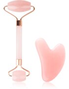 Brushworks Resin Rose Roller & Gua Sha arcápoló szett