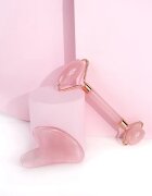 Brushworks Resin Rose Roller & Gua Sha arcápoló szett