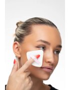 Brushworks Triangular Powder Puff Duo szivacsos applikátor make-upra