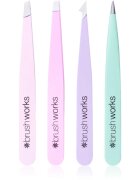 Brushworks Tweezer Set Pastel csipeszszett