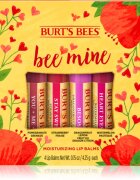 Burt’s Bees Bee Mine ajakápoló méhviasszal íz Pomegranate Strawberry Dragonfruit Lemon Watermelon 4x4.25 g