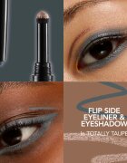 Buxom FLIP SIDE DUAL-ENDED EYELINER & SHADOW krémes szemhéjfestékek és szemhéjtusok ceruzában árnyalat Totally Taupe 0.78 g