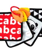 Canpol babies BabiesBoo Sensory Cards with Teether forgatható könyvecske rágókával 1 db