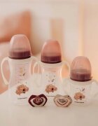 Canpol babies EasyStart Sleepy Koala 300 ml cumisüveg 12 m+ Pink 1 db