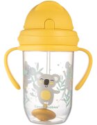 Canpol babies Exotic Animals Cup With Straw bögre szívószállal Yellow 1 db