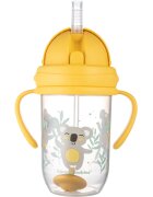 Canpol babies Exotic Animals Cup With Straw bögre szívószállal Yellow 1 db
